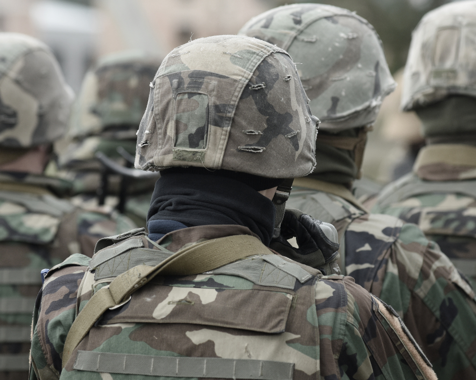 Militaires en action